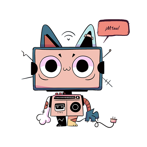 Así es P1nk1, uno de los protagonistas de Enoki&Snip. P1NK1 es un robot prototipo con una pantalla tactil por cara y con forma de gatito, creado por Enoki como una seudo mascota, con la. capacidad de buscar información, programar, realizar cálculos, componer música y dibujar, P1NK1 representa cómo la tecnología puede expandir las posibilidades de imaginar y crear. Con su carácter curioso y juguetón, ayuda a Enoki y Snip a resolver problemas y explorar nuevas ideas, demostrando que la tecnología, cuando se combina con creatividad y empatía, es una poderosa aliada para vivir aventuras y aprender de manera divertida. Al ser un prototipo a veces desatar el caos. Así es P1nk1, uno de los protagonistas de Enoki&Snip. P1NK1 es un robot prototipo con una pantalla tactil por cara y con forma de gatito, creado por Enoki como una seudo mascota, con la. capacidad de buscar información, programar, realizar cálculos, componer música y dibujar, P1NK1 representa cómo la tecnología puede expandir las posibilidades de imaginar y crear. Con su carácter curioso y juguetón, ayuda a Enoki y Snip a resolver problemas y explorar nuevas ideas, demostrando que la tecnología, cuando se combina con creatividad y empatía, es una poderosa aliada para vivir aventuras y aprender de manera divertida. Al ser un prototipo a veces desatar el caos.