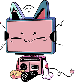 Así es P1nk1, uno de los protagonistas de Enoki&Snip. P1NK1 es un robot prototipo con una pantalla tactil por cara y con forma de gatito, creado por Enoki como una seudo mascota, con la. capacidad de buscar información, programar, realizar cálculos, componer música y dibujar, P1NK1 representa cómo la tecnología puede expandir las posibilidades de imaginar y crear. Con su carácter curioso y juguetón, ayuda a Enoki y Snip a resolver problemas y explorar nuevas ideas, demostrando que la tecnología, cuando se combina con creatividad y empatía, es una poderosa aliada para vivir aventuras y aprender de manera divertida. Al ser un prototipo a veces desatar el caos.