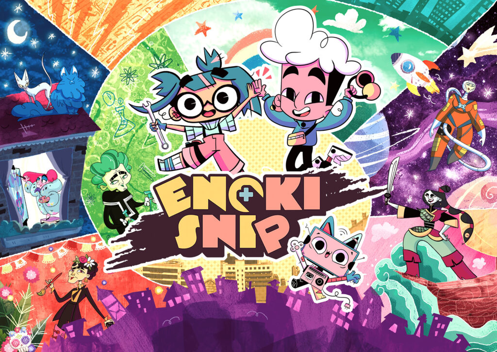 Enoki&Snip. ¿Quién dijo que quedarse en casa era aburrido?