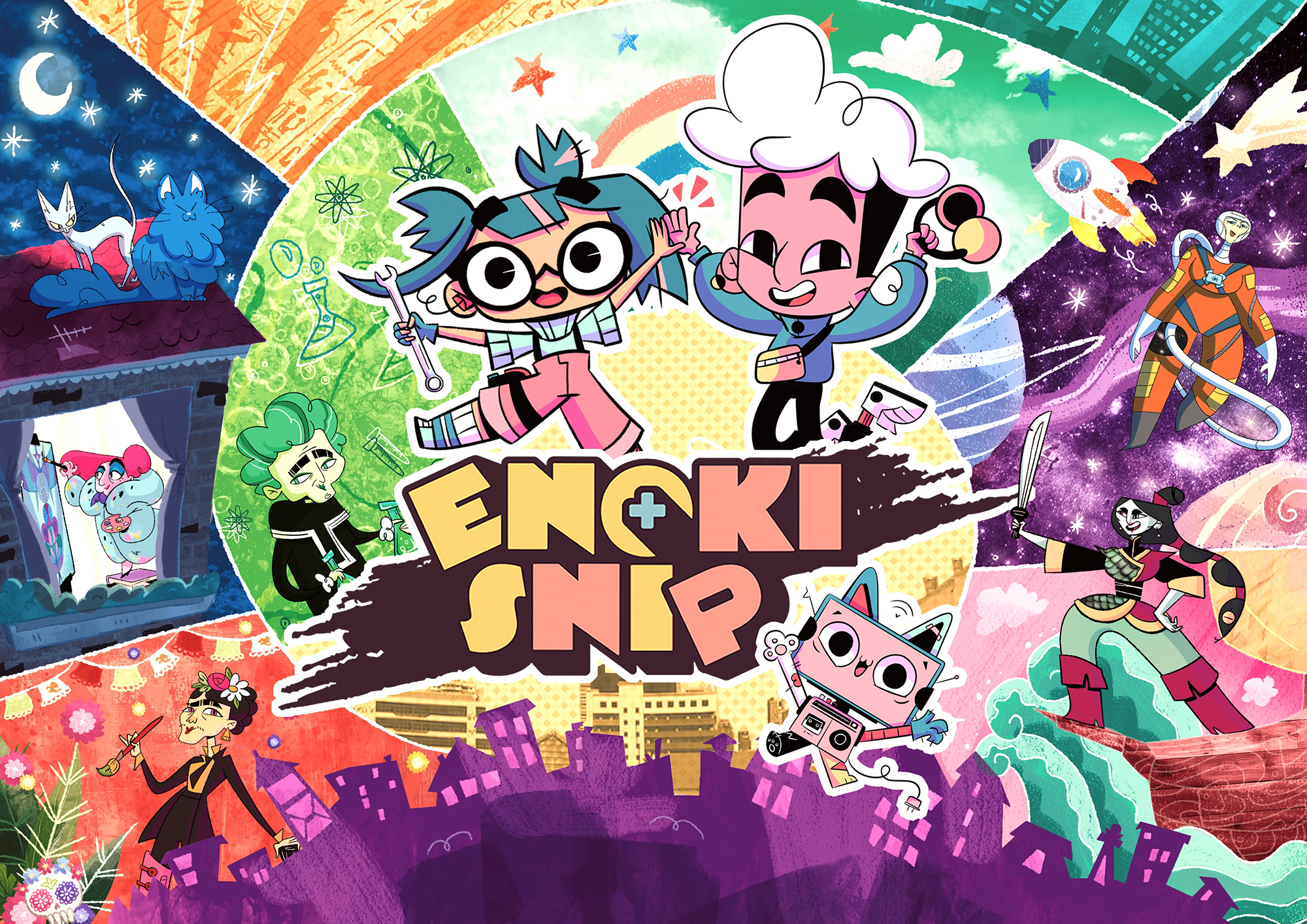 Enoki&Snip. ¿Quién dijo que quedarse en casa era aburrido?